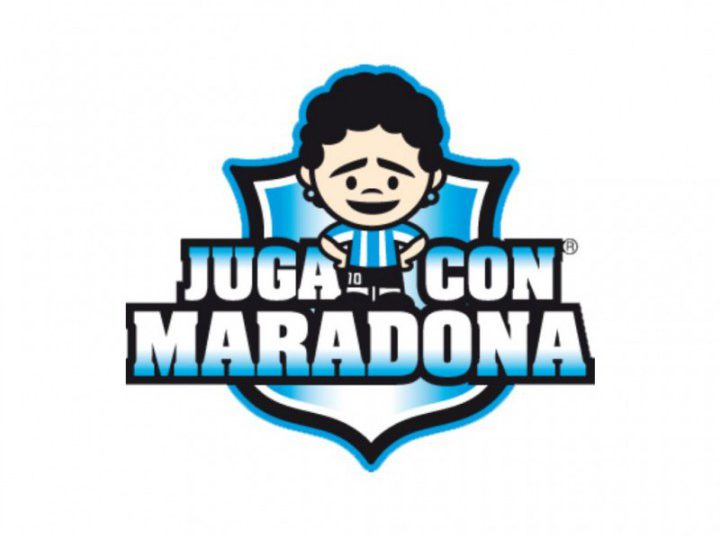LANZAMIENTO OFICIAL DE JUGA CON MARADONA