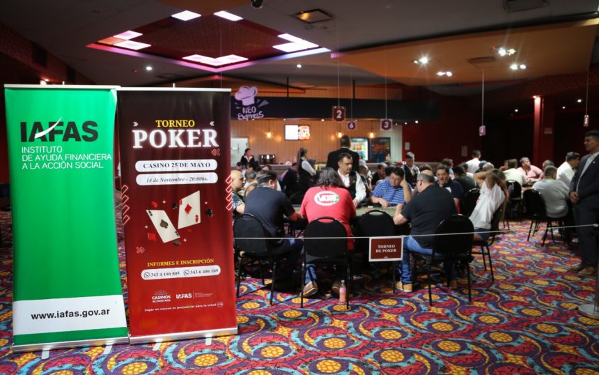 Más de 60 jugadores compitieron por casi 5 millones en el Torneo Paraná Póker