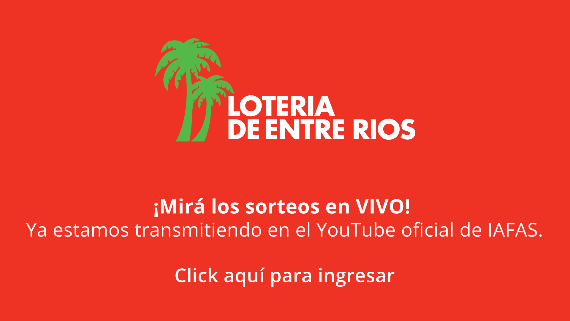 Sorteo en vivo